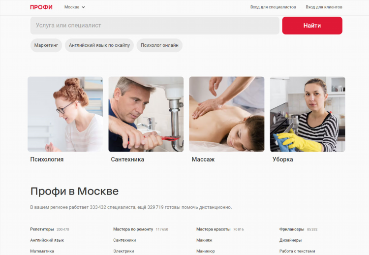 Московская доска объявлений область